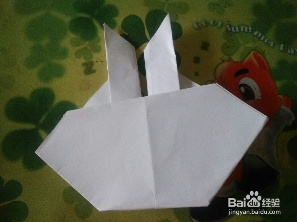 怎样折可爱的小兔子脸