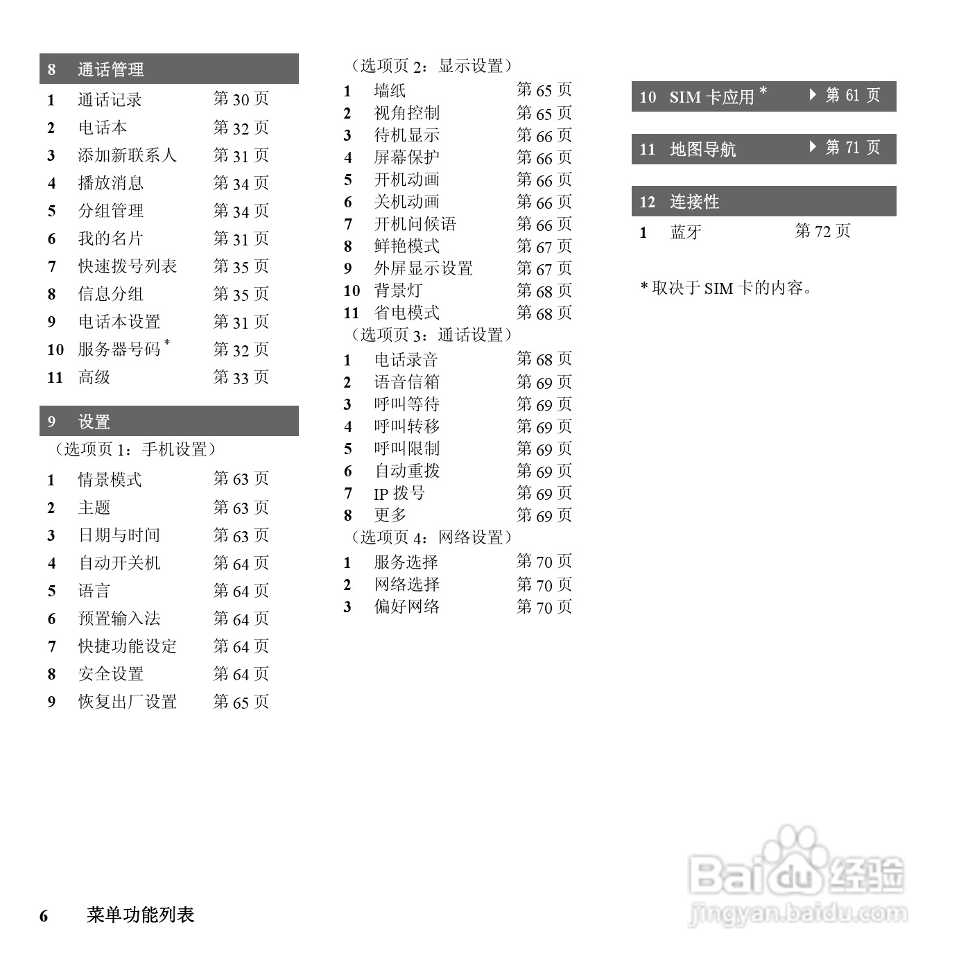 夏普SH807UC手机使用说明书:[1]