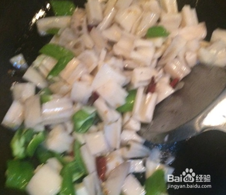 辣炒莲藕的家常做法