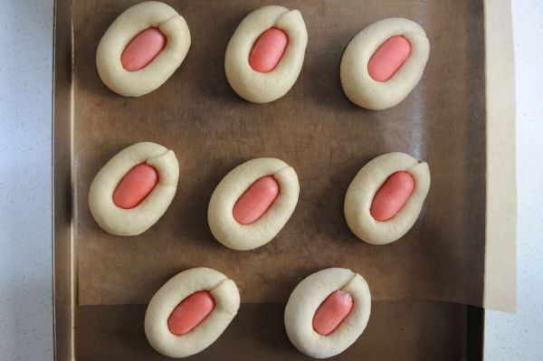 mini肠仔全麦面包