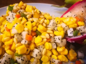 火龙果玉米粒
