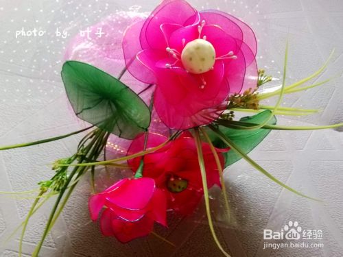 怎样做丝网花---荷花的详细做法