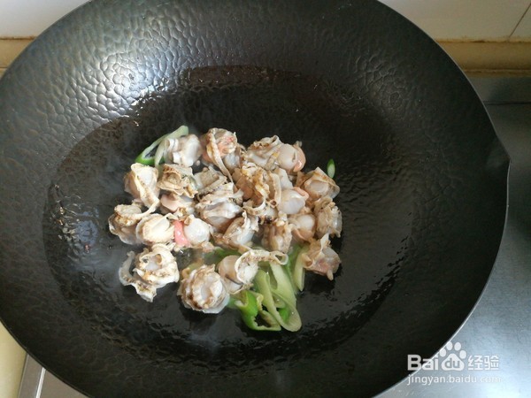 如何制作小白菜炒扇贝