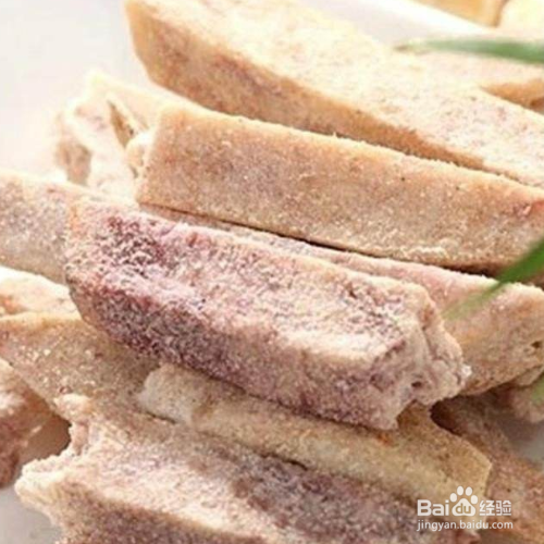 炸芋头条的做法