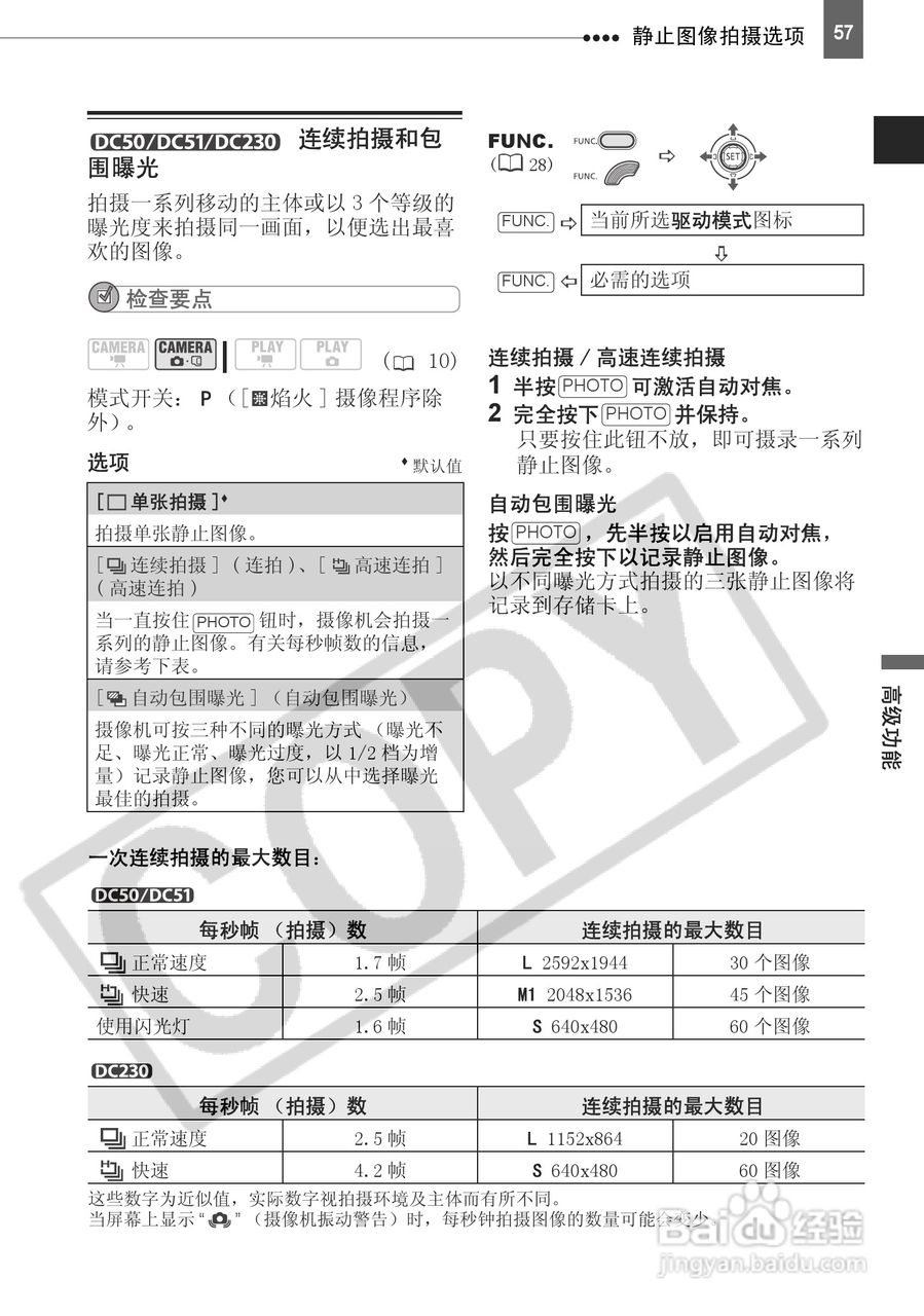 佳能DC230数码摄相机使用说明书:[6]