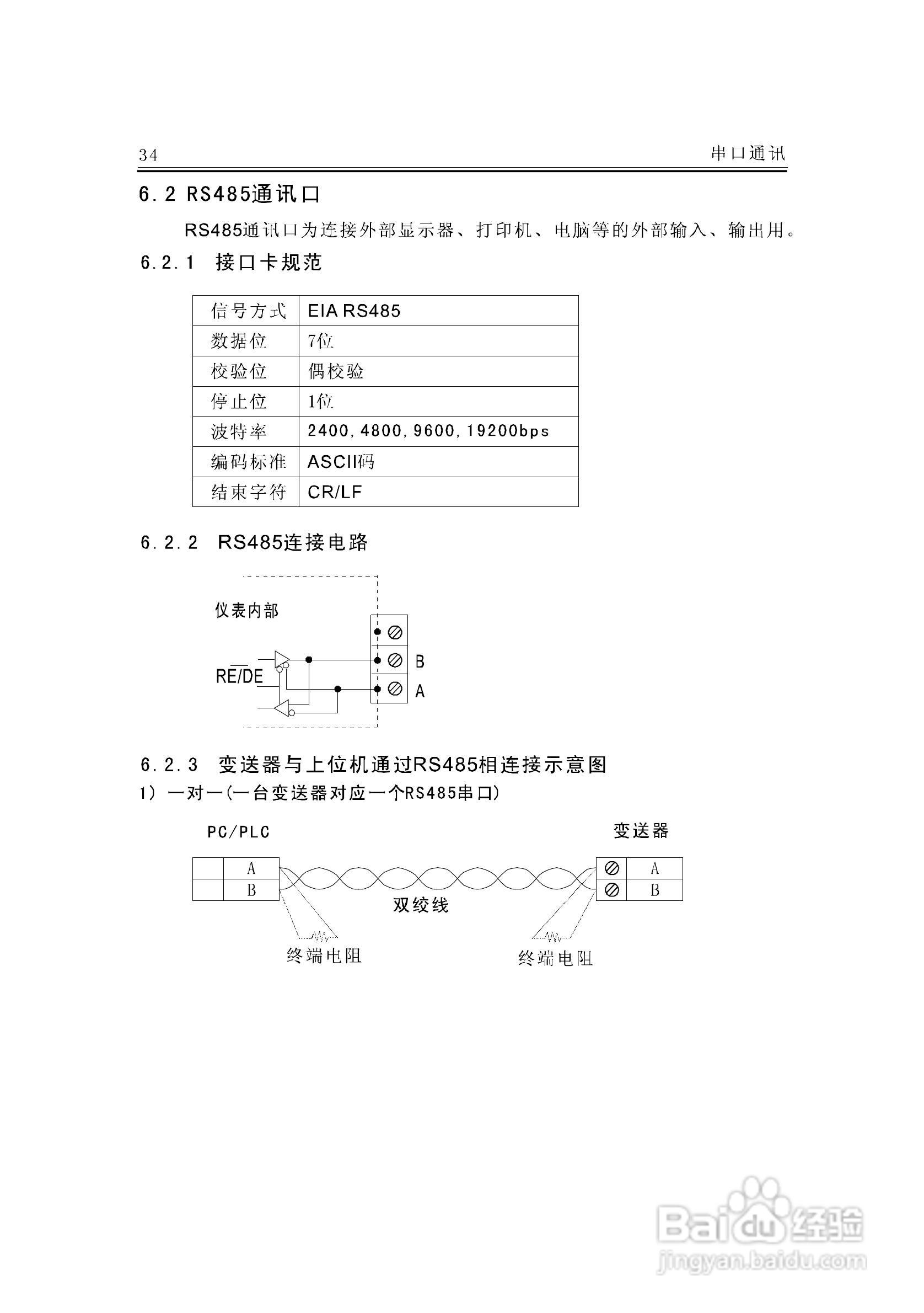 JF-300A称重变送器说明书:[4]