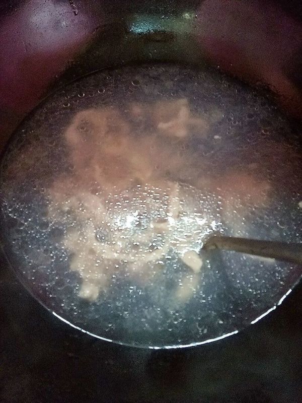 瘦肉鸡蛋干香菜羹