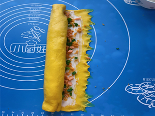 火腿肉松香葱包怎么做
