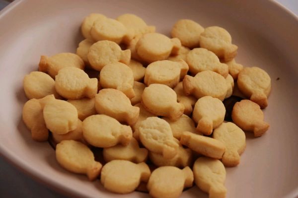 可爱小鱼奶酪饼干