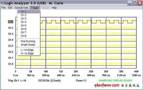 基于WIN32的USB逻辑分析仪