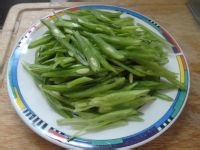 美白功效之四季豆炒肉