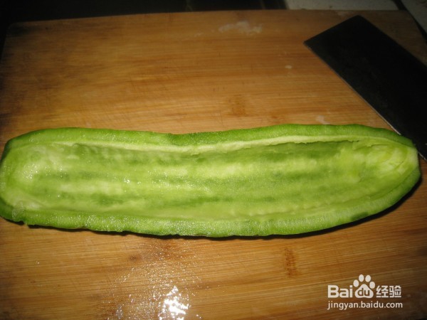 豆豉虾仁炒苦瓜