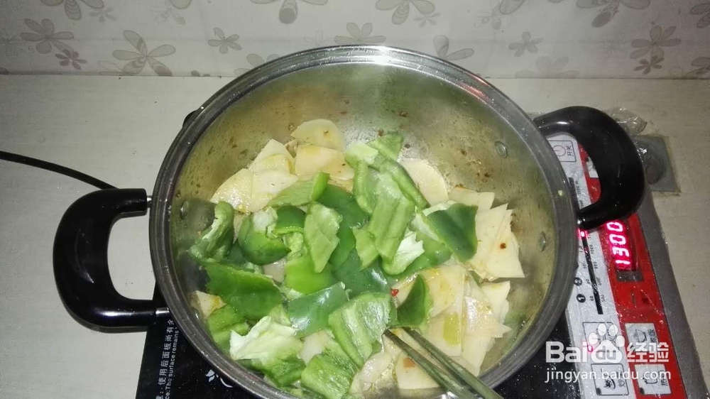 青椒土豆片我的晚餐