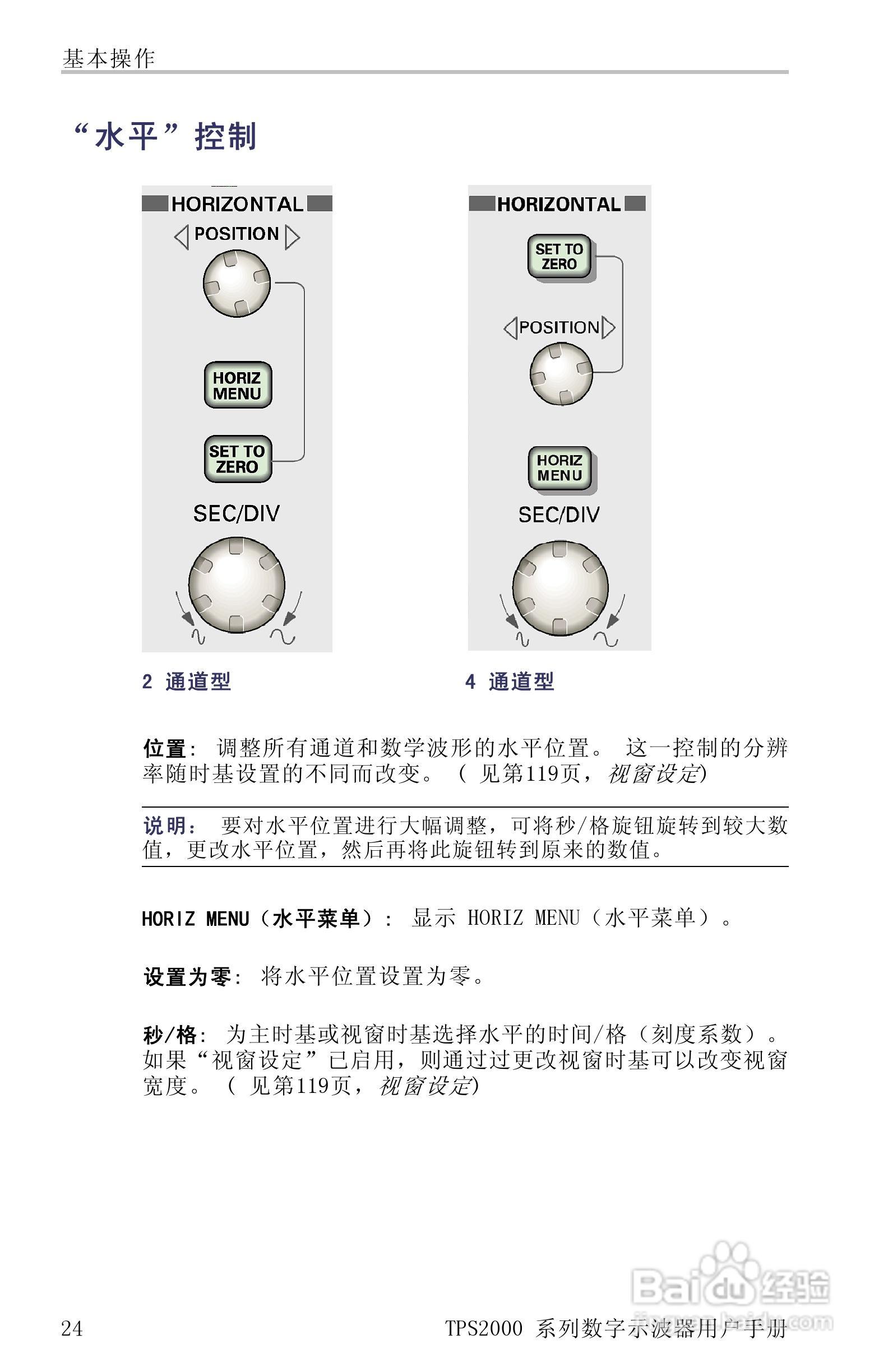 泰克TPS2024数字存储示波器用户手册:[5]