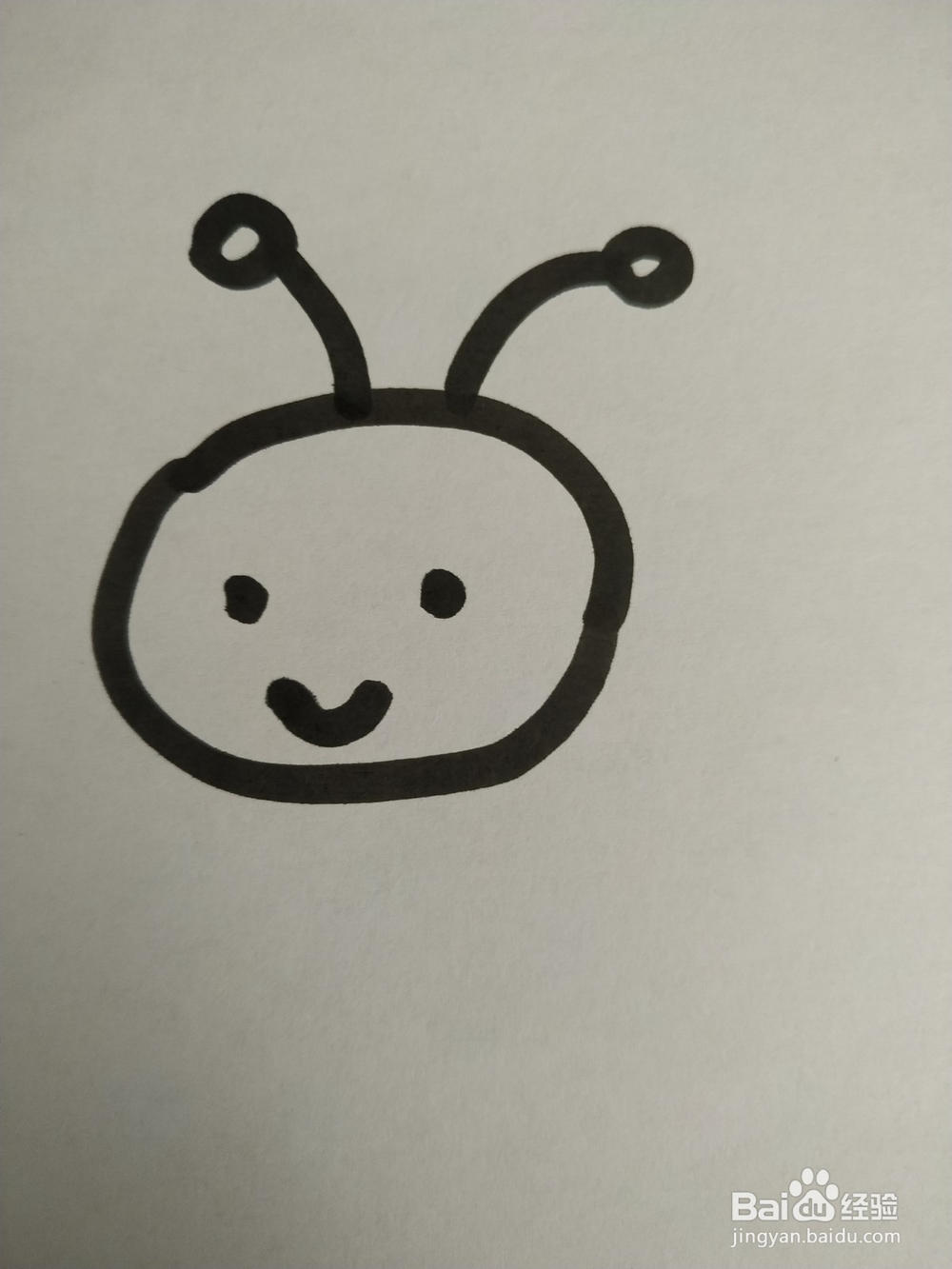 蜜蜂的简笔画技法3