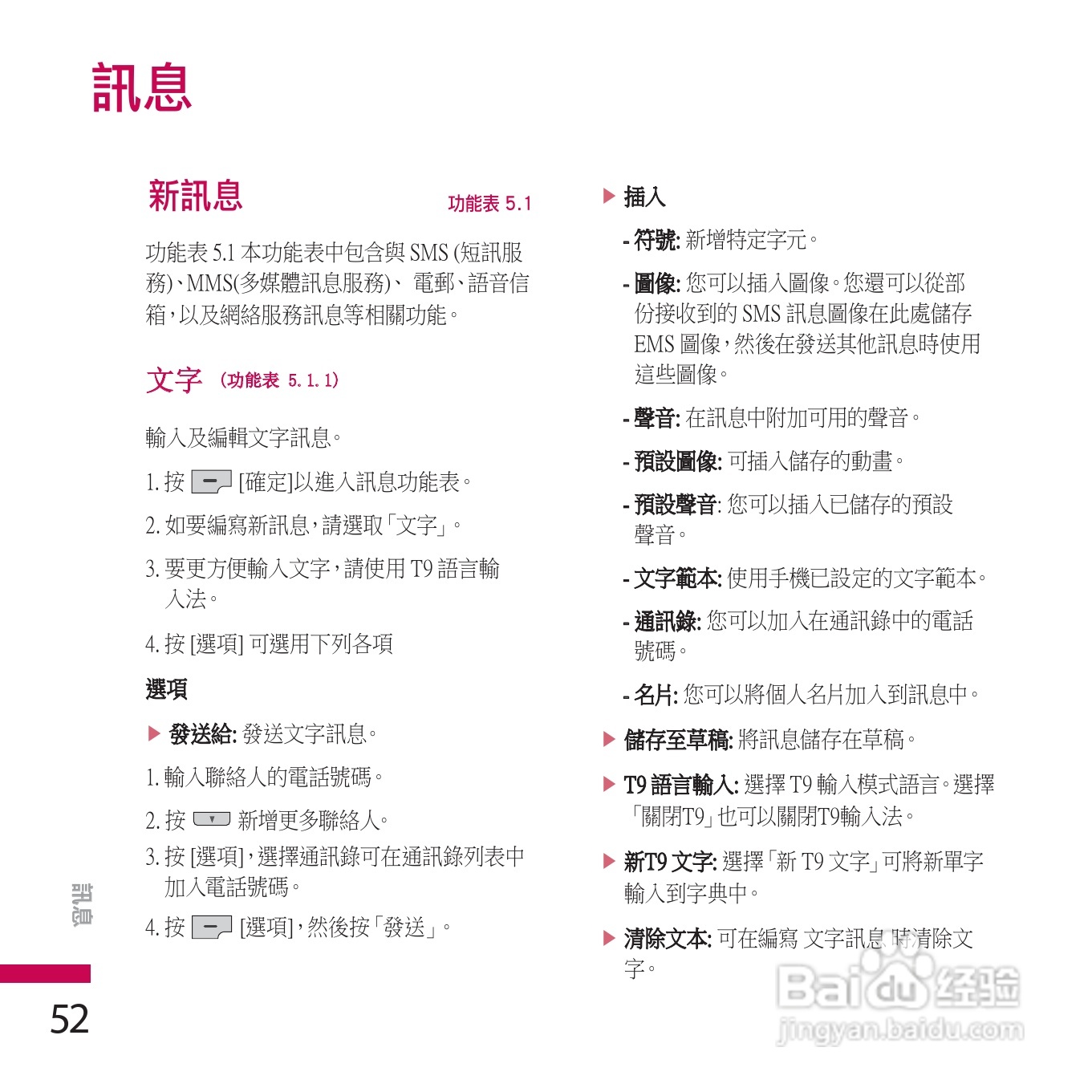 LG KE770手机使用说明书:[6]