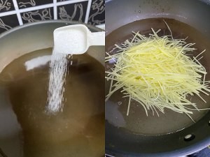 土豆丝鸟巢鸡蛋早餐饼