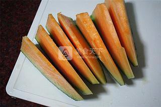 哈密瓜椰奶火龙果冰棒