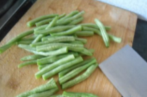 肉末煸炒四季豆
