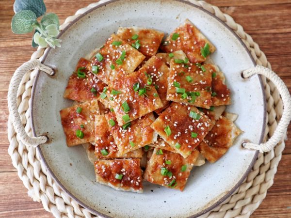 #豆果10周年生日快乐#免揉面自制酱香饼