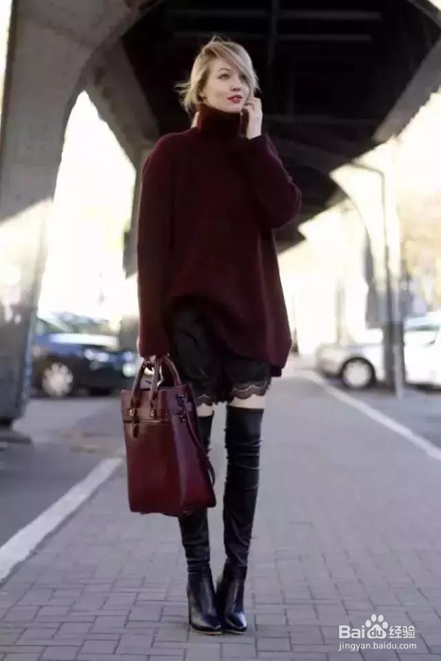 王凯丽:女明星秋冬必备的过膝靴,真的巨显高!