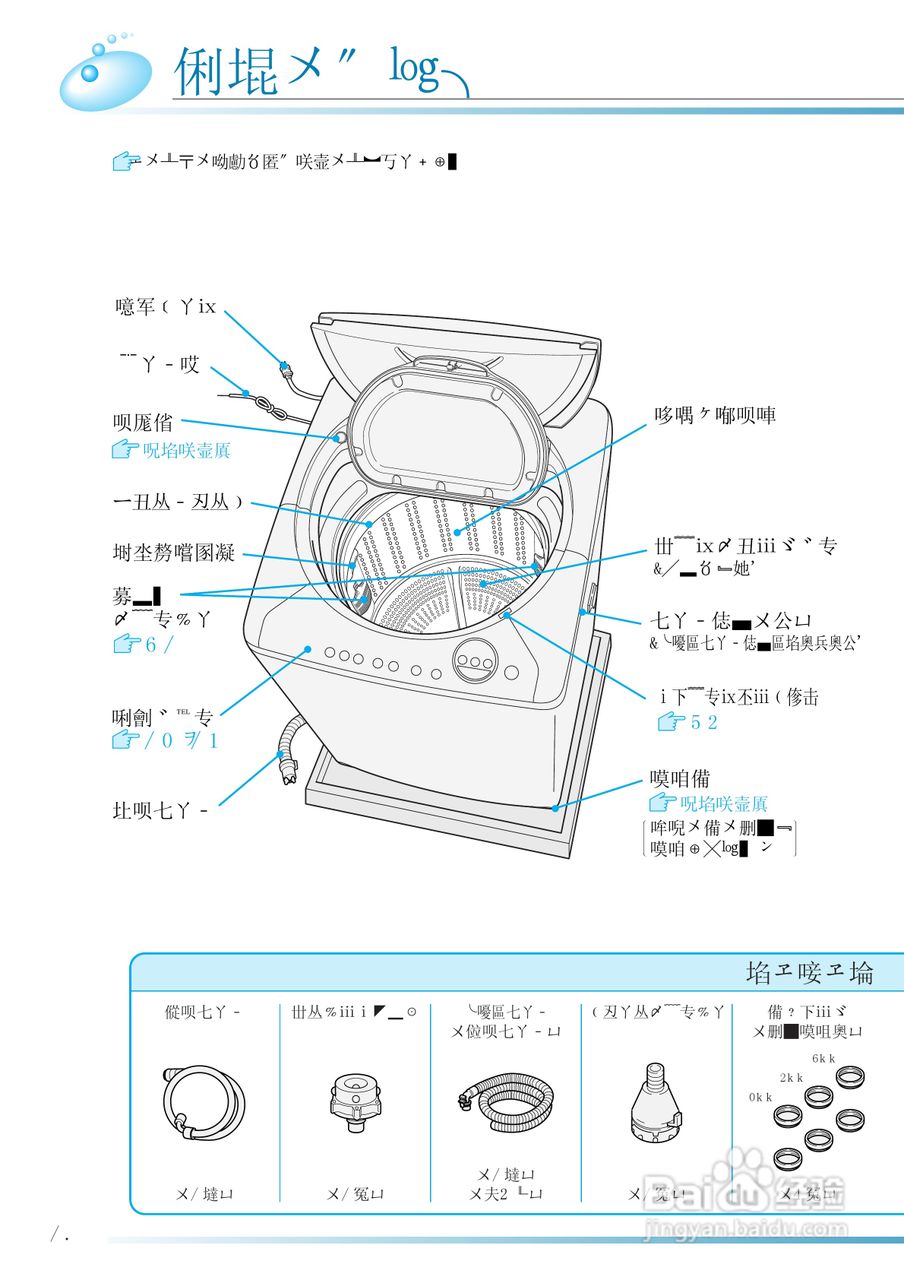 HITACHI NW-D6CX洗衣机使用说明书:[1]