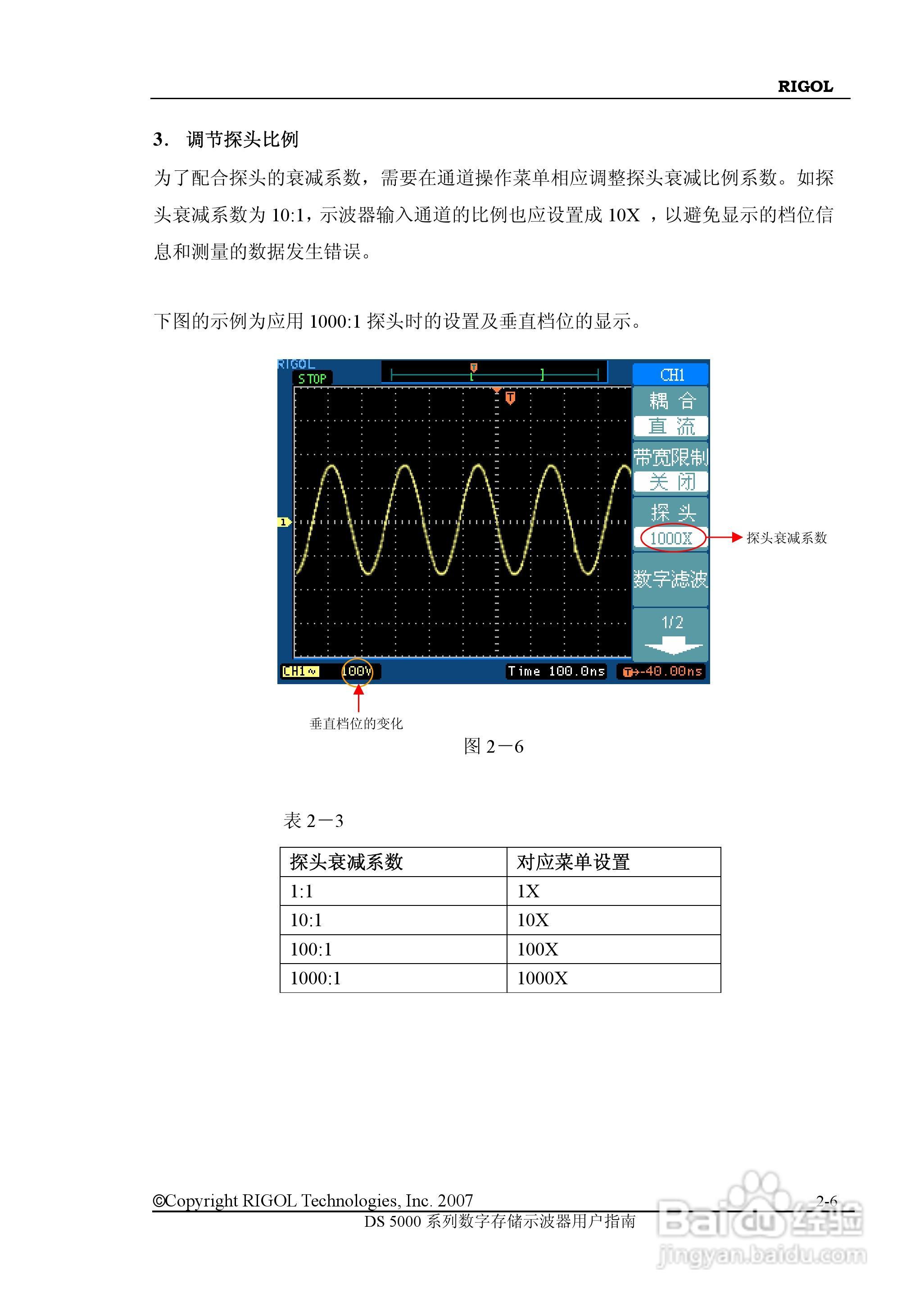 RIGOL数字示波器 DS5000 用户手册:[3]