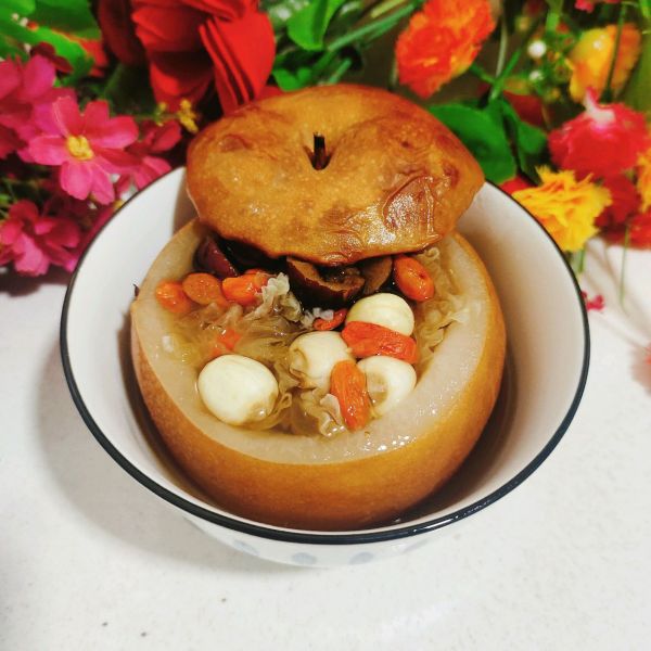 空气炸锅烤冰糖雪梨