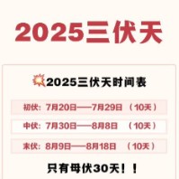 有关三伏天的小常识