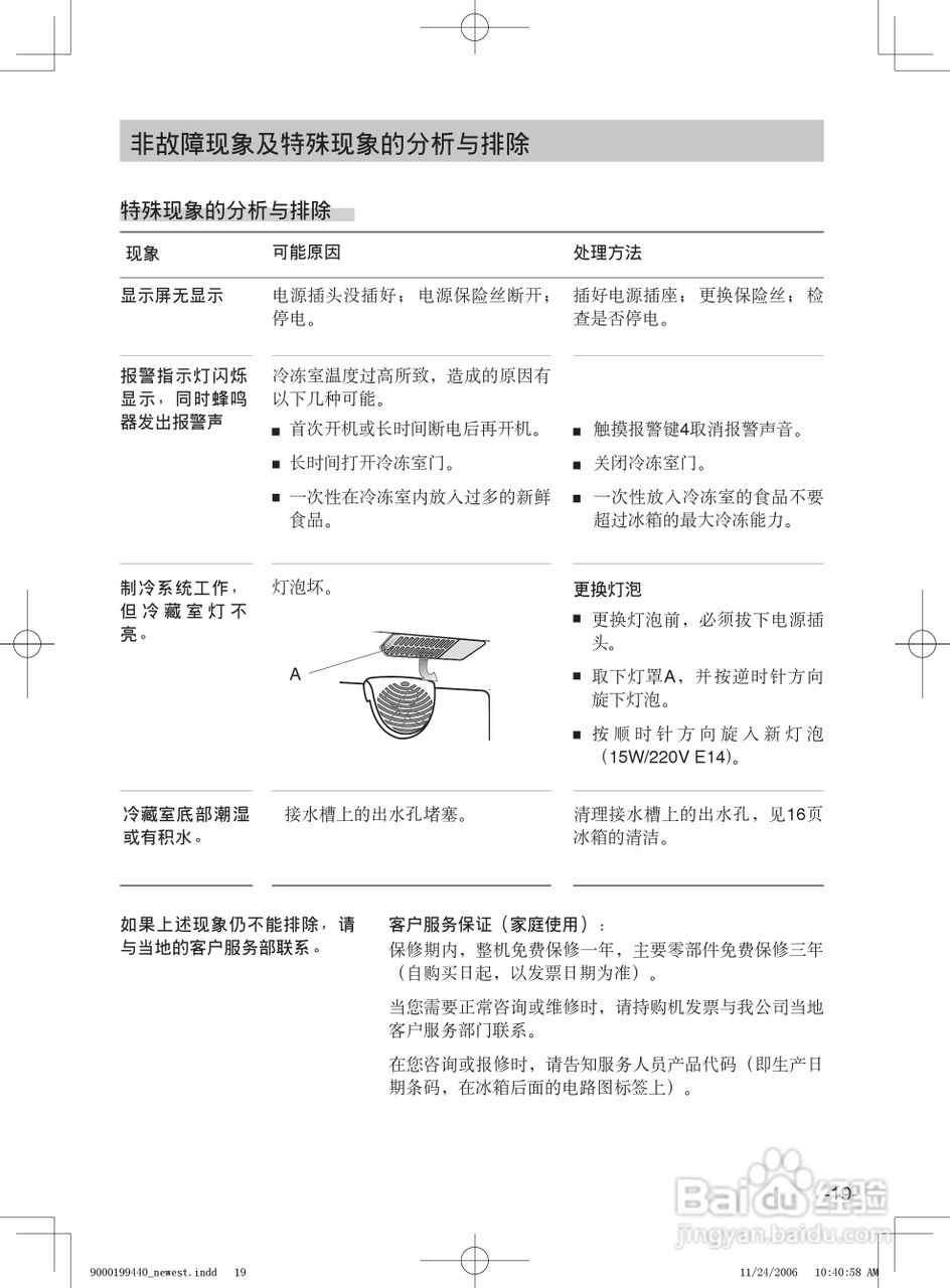 西门子双门冰箱说明书图片