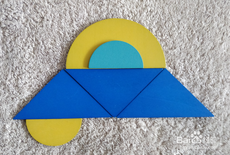 用蒙氏积木怎样拼UFO？