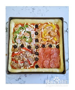 四拼披萨的做法