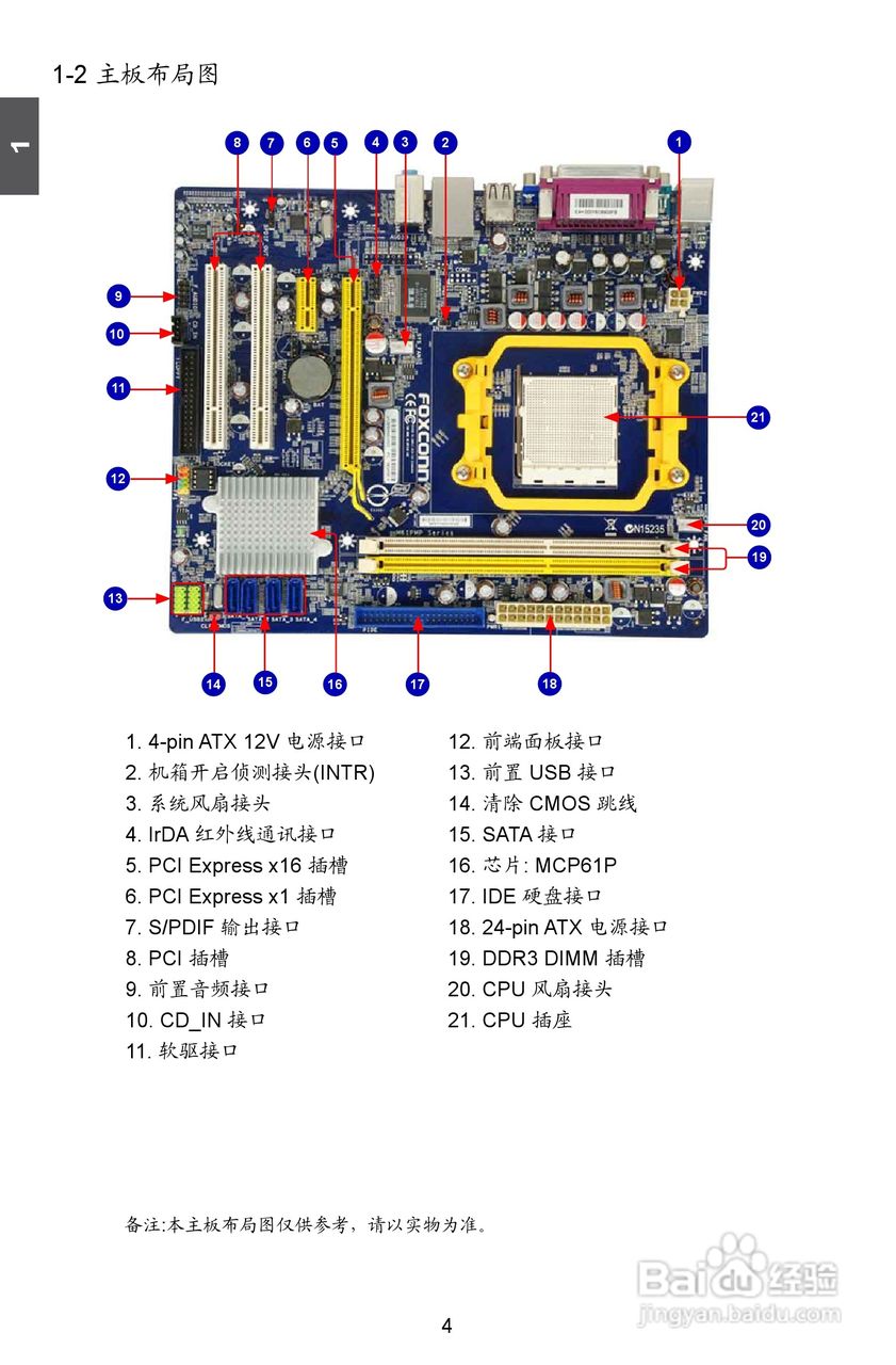 富士康M61PMP-K型主板说明书:[2]