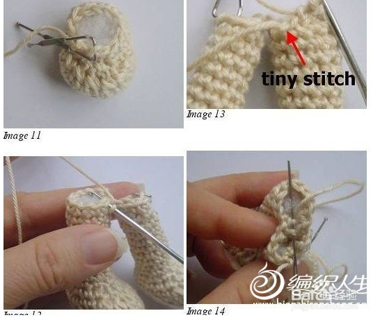 女孩娃娃玩偶编织教程