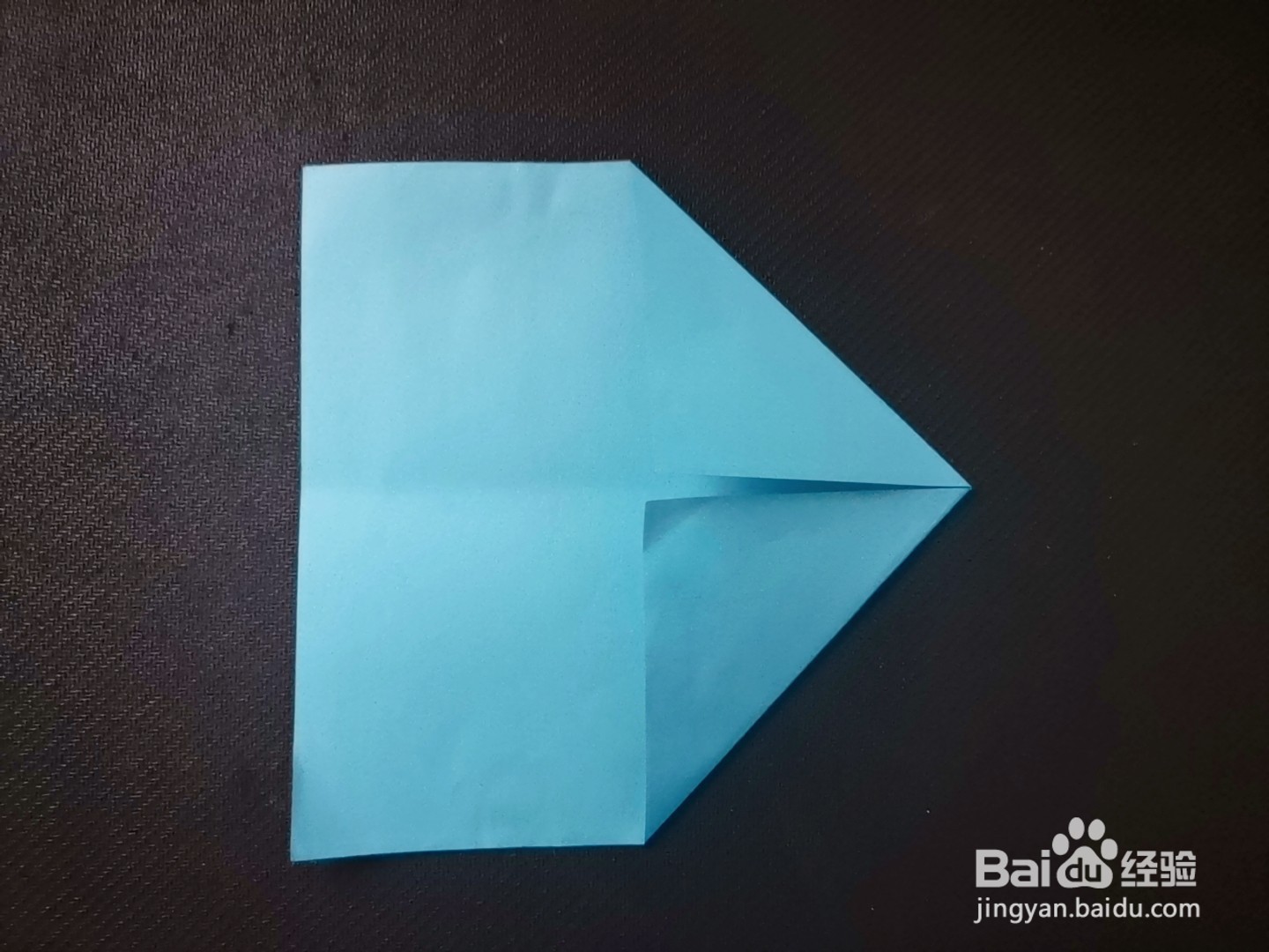 如何用彩色纸折一条鲸(1)