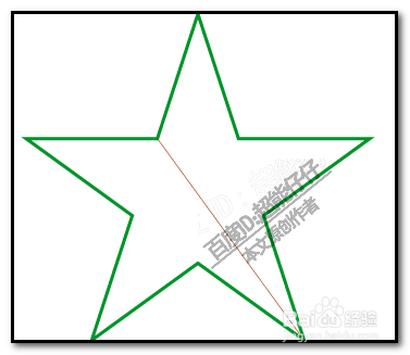 illustrator怎么找出五角星中心点真正的中心点