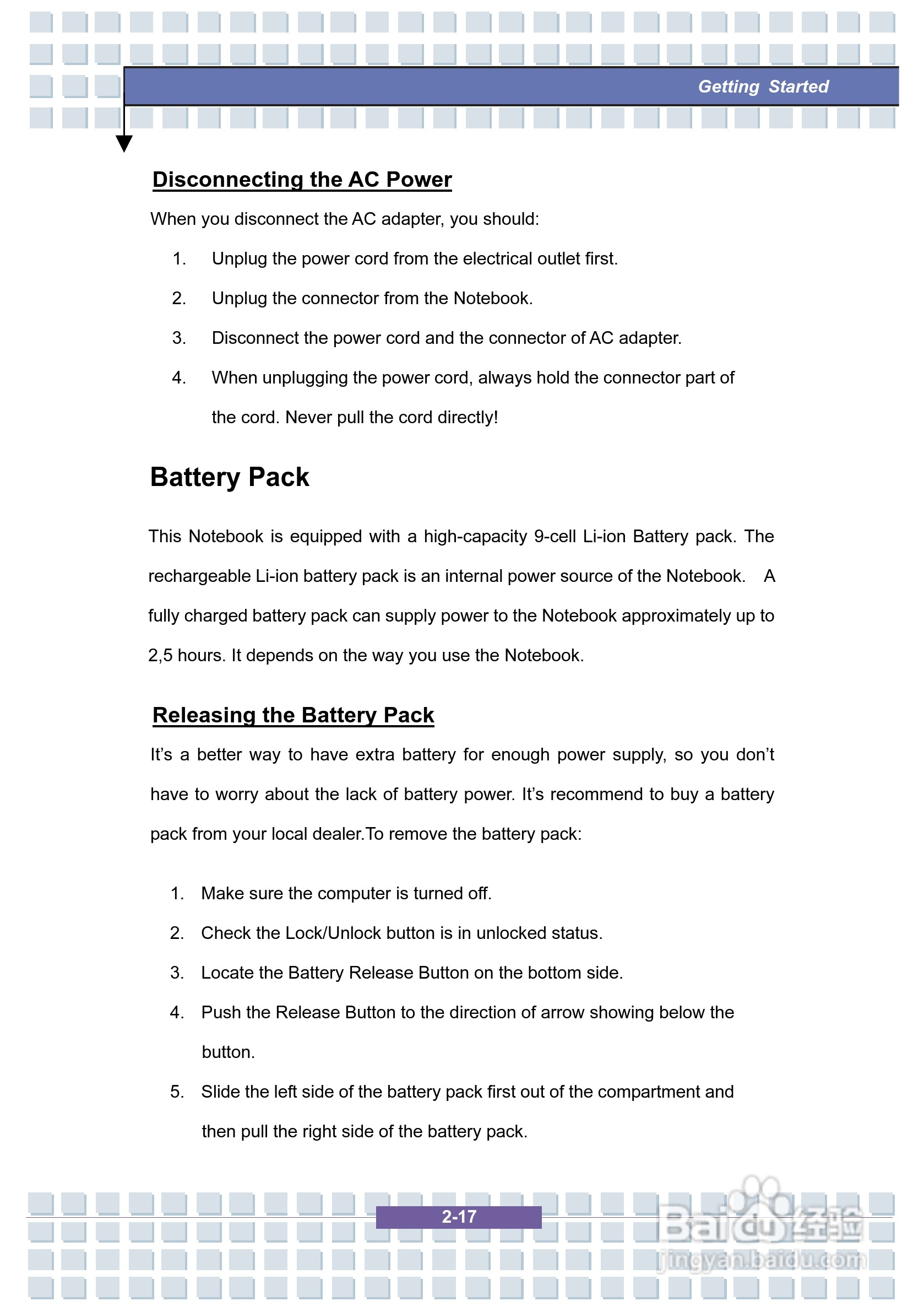 Targa Traveller 856W笔记本电脑说明书:[5]