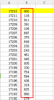 如何将表格一列数字中每位数字快速简单分离出来