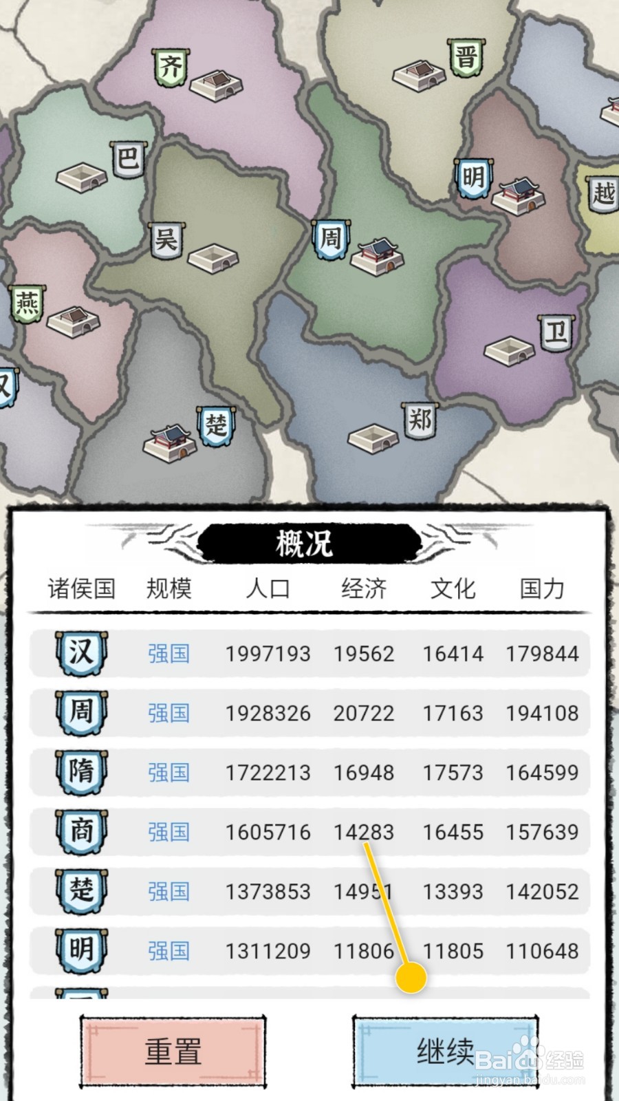 百家立志传如何设定可在七个诸侯国搜索招揽人才