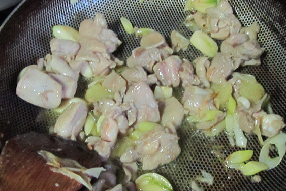 蚝油杏鲍菇鸡腿