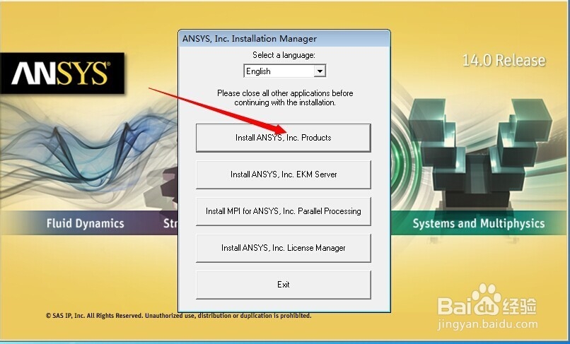 怎么安装激活ANSYS 14.0