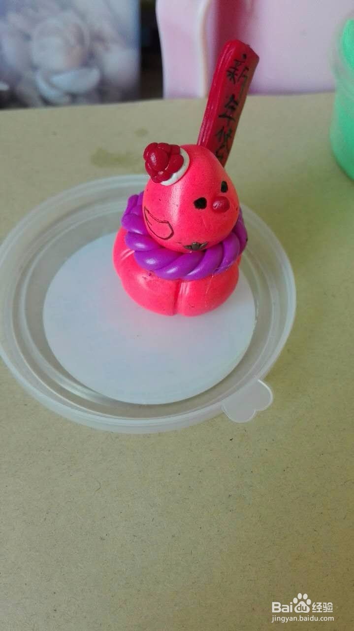 小鸡仔新年贺岁黏土做法
