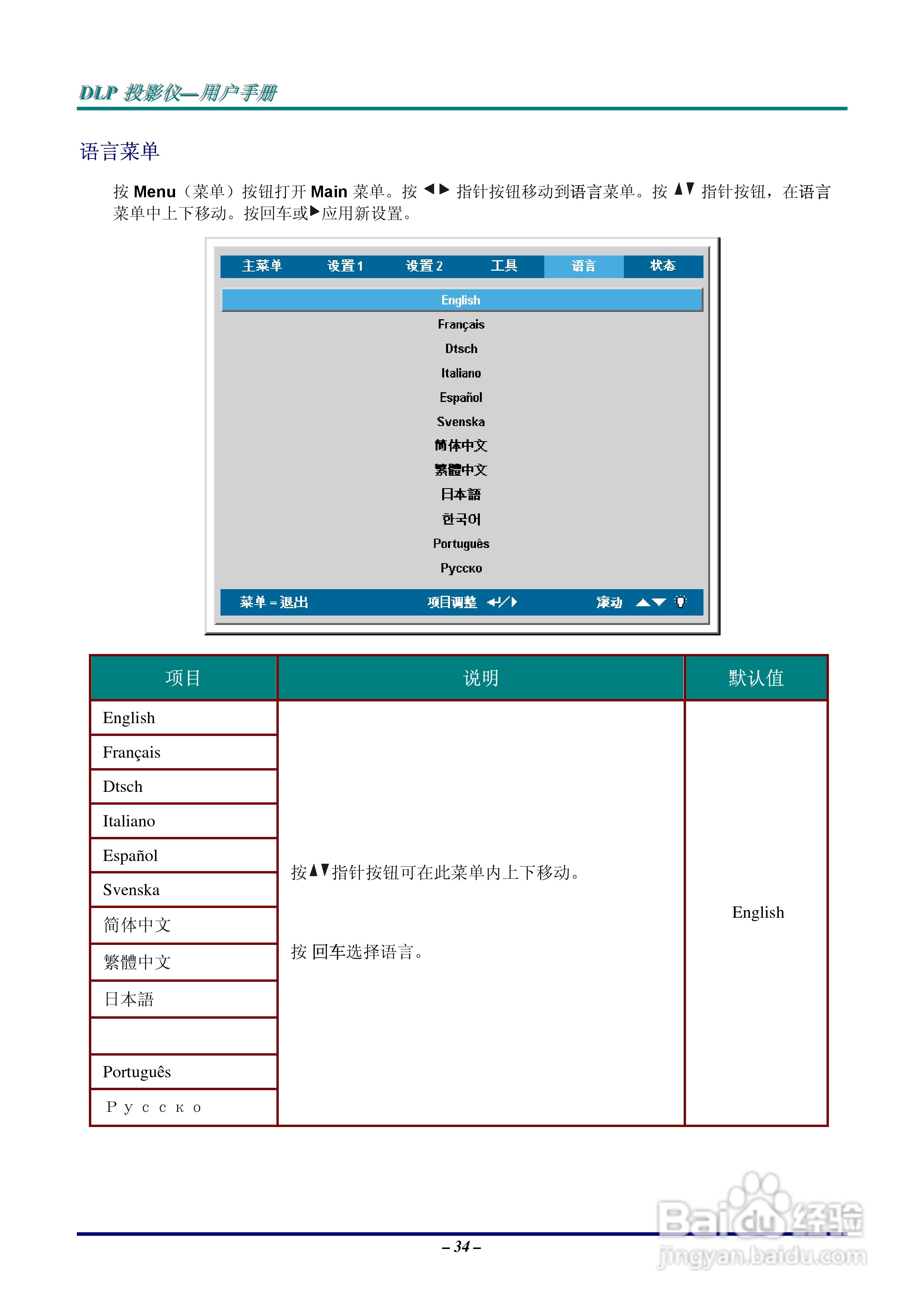 LG AB110-JD投影机说明书:[4]