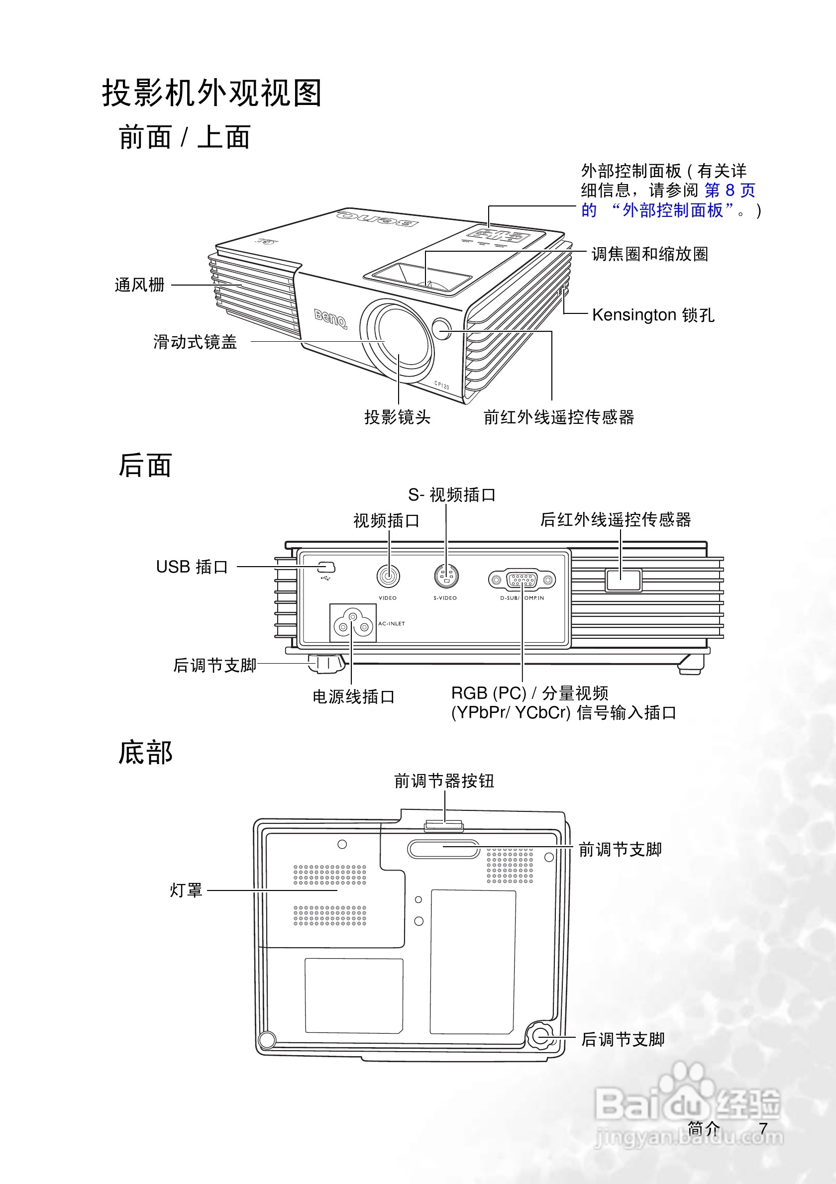 明基CP125投影仪使用说明书:[2]