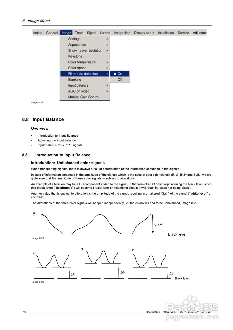 Barco巴可 Cine VERSUM 110投影机说明书:[8]