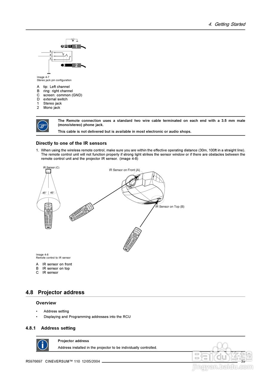 Barco巴可 Cine VERSUM 110投影机说明书:[5]