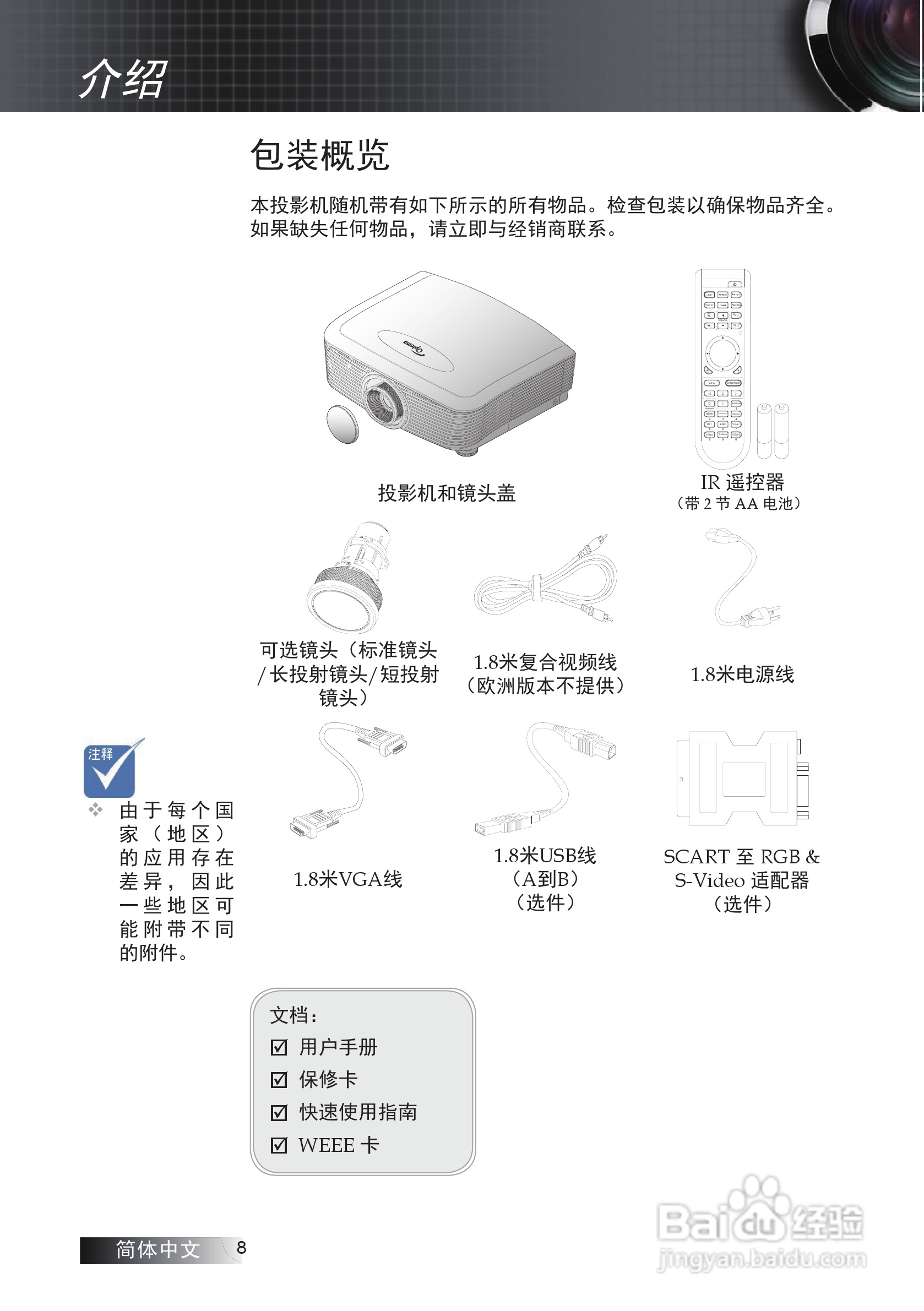 奥图码EW775投影机使用说明书:[1]