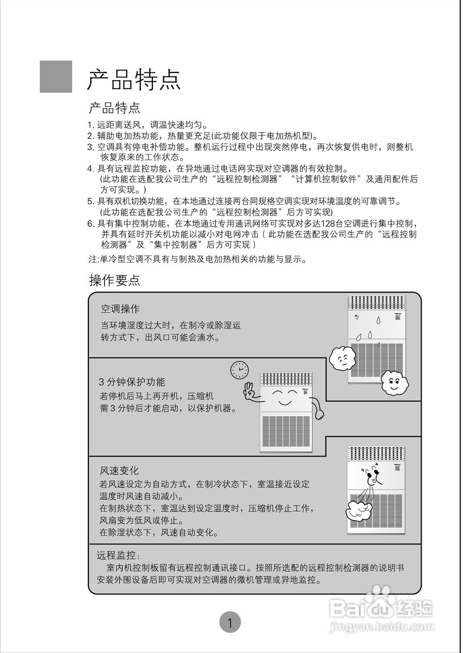 海尔KF(R)-250LW/A空调使用说明书:[1]