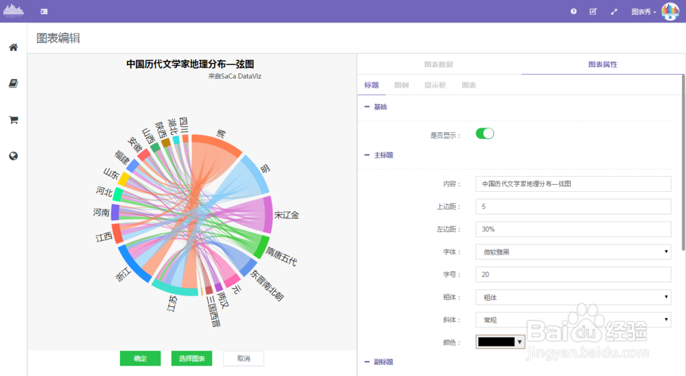 如何用图表秀做弦图？
