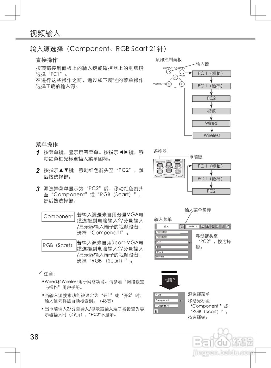 EIKI爱其 LC-XB33NI投影机说明书:[4]